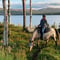 Small group horseback riding in village Pyhäjärvi 