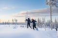 Snowshoe adventure in the Wilderness