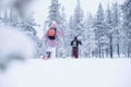 Snowshoe adventure in the Wilderness
