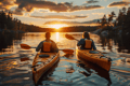 Rovaniemi: Midnight Sun Canoeing Tour & Barbeque - Small Group