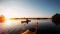 Rovaniemi: Midnight Sun Canoeing Tour & Barbeque - Small Group