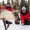 Meet the Reindeer like a local with a snowmobile sled, Levi