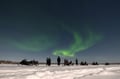 AURORAS WITH SNOWMOBILE