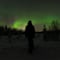AURORAS WITH SNOWMOBILE