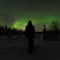 AURORAS WITH SNOWMOBILE