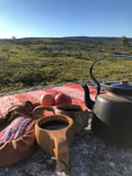 Midnight Sun Hike in Levi