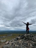 Midnight Sun Hike in Levi