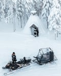 Snowshoeing + Snowmobile safari + Glass igloo lunch