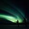 Northern Lights skiing adventure