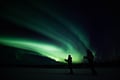 Northern Lights skiing adventure