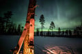 Northern Lights skiing adventure