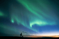 Northern lights tour levi lapland land rover defender