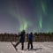 Ski Trekking by Night (Private Aurora Borealis Tour)