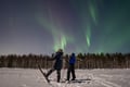 Ski Trekking by Night (Private Aurora Borealis Tour)