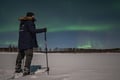 Ski Trekking by Night (Private Aurora Borealis Tour)