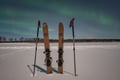 Ski Trekking by Night (Private Aurora Borealis Tour)