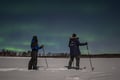 Ski Trekking by Night (Private Aurora Borealis Tour)