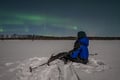Ski Trekking by Night (Private Aurora Borealis Tour)