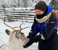 Private Reindeer Feeding & Wilderness Sauna with Ice-Swimming
