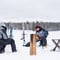 Skiing and Fishing on Ice Adventure