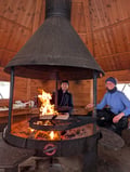Snowshoe And Sausage Grilling In Ylläs National Park