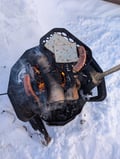 Snowshoe And Sausage Grilling In Ylläs National Park
