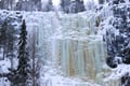 Korouoma Canyon Frozen Waterfalls