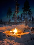 Finnish Evening by the campfire