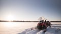 Snowmobile tour: 4 hour Safari with Ice Fishing in Levi