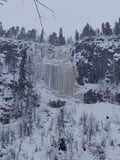 Korouoma Frozen Waterfall's Hiking Experience, Rovaniemi, Lapland, Finland