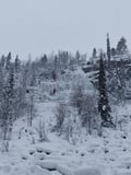 Korouoma Frozen Waterfall's Hiking Experience, Rovaniemi, Lapland, Finland