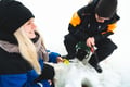 Snowmobile tour: 3,5 - 4 hour Snowmobile, Reindeer and Ice Fishing Combo in Levi