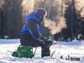 Snowshoeing and Ice fishing