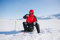 Snowshoeing and Ice fishing