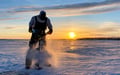Ice fishing and Log sauna