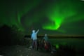 Aurora Hunting on e-fatbike with a guide