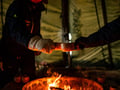 Family Snowmobile Safari with Kids’ Mini-Snowmobiles & Campfire, Levi