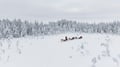 Snowy Forest Reindeer Ride in Rovaniemi