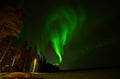 Northern Lights Hunting in Lappish old cottage