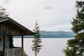 Levi lapland Finland red san beach lake