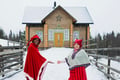 Meet Santa Claus at Elves Village, Levi — private family visit
