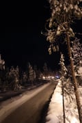 Lovimainas Forest Ice Skating (1km), Levi