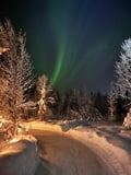 Lovimainas Forest Ice Skating (1km), Levi