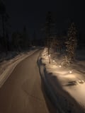 Lovimainas Forest Ice Skating (1km), Levi