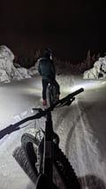 Evening fatbike tour
