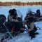 Snowmobiling with Ice Fishing and Aurora Hunt