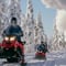 Snowmobile Safari into the Arctic Circle Forest