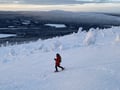 Instagram snowshoeing to Santa's cabin, Levi
