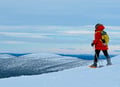 Instagram snowshoeing to Santa's cabin, Levi
