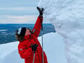 Instagram snowshoeing to Santa's cabin, Levi